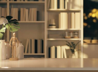 Regał na książki do salonu